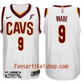 NBA Cleveland Cavaliers Trikot Dwyane Wade 9 Nike 2017-18 Weiß Swingman - Kinder